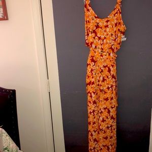 Floral romper🧡
